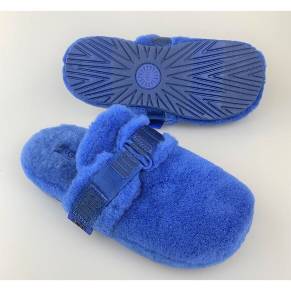 NIB Ugg Men Fluff It Slippers Size US 9 Blue - Picture 3 of 11